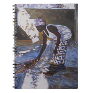Girl Sweeping I 2002 Notebook
