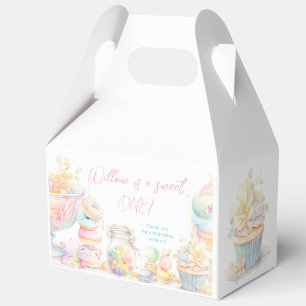 Girl Sweet One Sweets First Birthday Favor Box