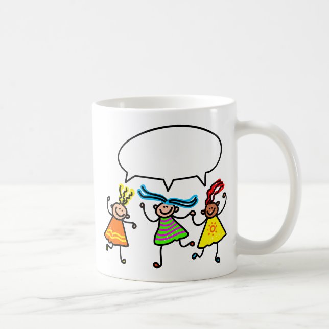 Girl Talk Coffee Mug (Right)