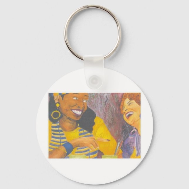 Girl Talk Keychain (Front)