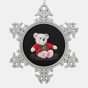 Girl Teddybear Christmas Ornament