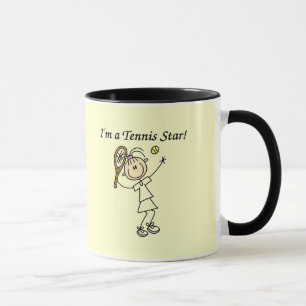 Girl Tennis Star T-shirts and Gifts Mug