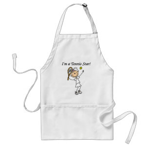 Girl Tennis Star T-shirts and Gifts Standard Apron