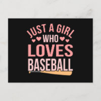 Girl Who Loves Baseball Sports Player Lover Coach