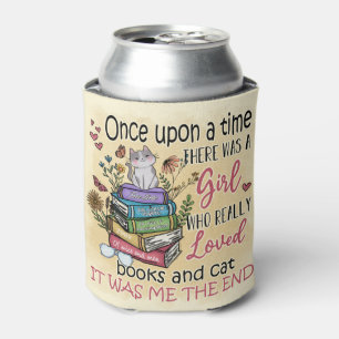 Girl Who Loves Books and Cats Can Cooler