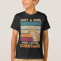 Girl who loves Cheetahs Wild Animal Cat lover