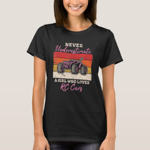 Girl Who Loves RC Cars Remote Control Racing Hobby T-Shirt