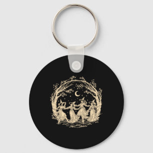 Girl Will Be Girls Witch Witchy Spooky Season Hall Keychain