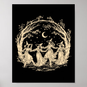 Girl Will Be Girls Witch Witchy Spooky Season Hall Poster