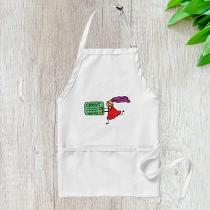 Girl With A Credit Card Standard Apron