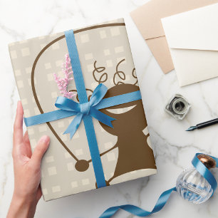 Girl With A Jump Rope Wrapping Paper