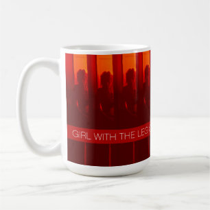 Girl with a Leg of Glass Coffee Mug