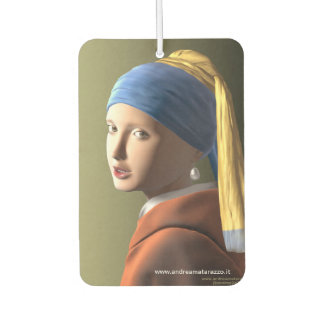 Girl with a pearl earring   air freshener