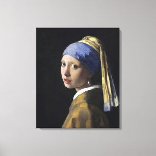 Girl with a Pearl Earring by Johannes Vermeer Canvas Print