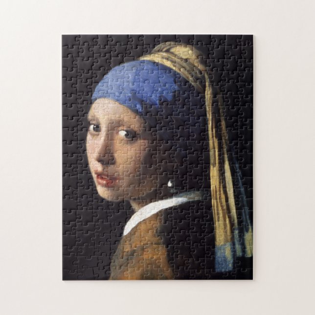Girl With A Pearl Earring by Johannes Vermeer Jigsaw Puzzle (Vertical)