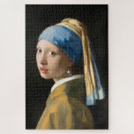 Girl with a Pearl Earring by Johannes Vermeer Jigsaw Puzzle<br><div class="desc">Girl with a Pearl Earring (ca. 1665) by Johannes Vermeer.</div>