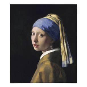 Girl with a Pearl Earring by Johannes Vermeer Photo Print