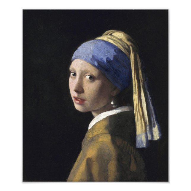 Girl with a Pearl Earring by Johannes Vermeer Photo Print (Front)