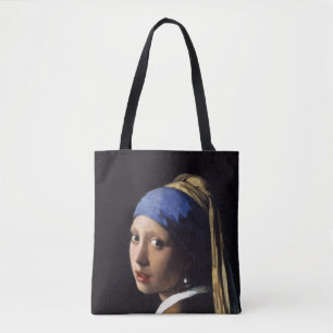 Girl With A Pearl Earring by Johannes Vermeer Tote Bag