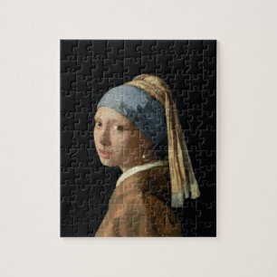 Girl with a Pearl Earring, c.1665-6 (oil on canvas Jigsaw Puzzle