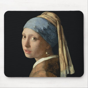 Girl with a Pearl Earring, c.1665-6 (oil on canvas Mouse Pad