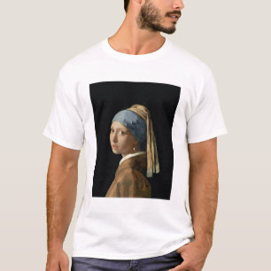 Girl with a Pearl Earring, c.1665-6 (oil on canvas T-Shirt