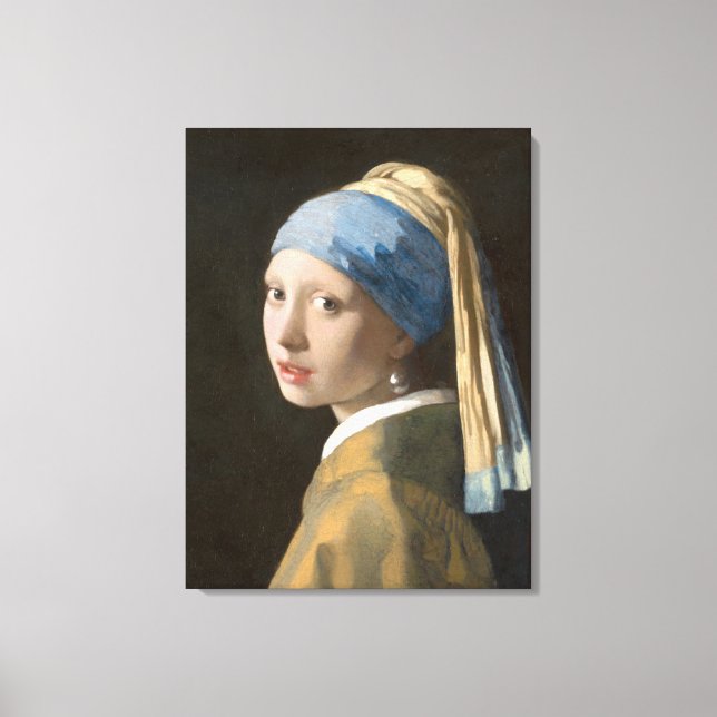 Girl with a pearl earring  canvas print (Front)