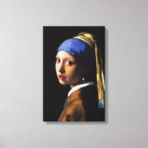 Girl with a Pearl Earring Canvas Wrap Print