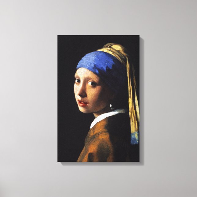 Girl with a Pearl Earring Canvas Wrap Print (Front)