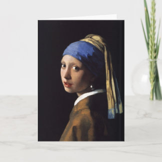 Girl with a Pearl Earring Card