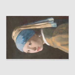 Girl with a Pearl Earring Famous Painting Tissue Paper