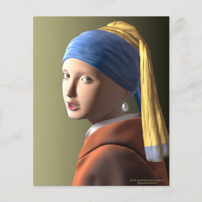 Girl with a pearl earring   flyer (Front)