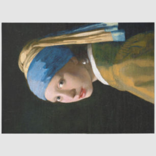 Girl with a Pearl Earring, Johannes Vermeer, 1665 Tissue Paper