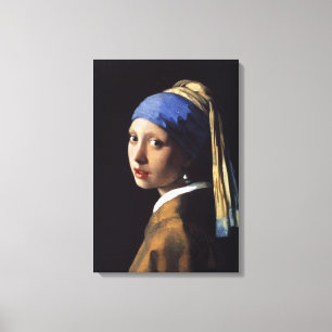 Girl with a Pearl Earring - Johannes Vermeer Canvas Print
