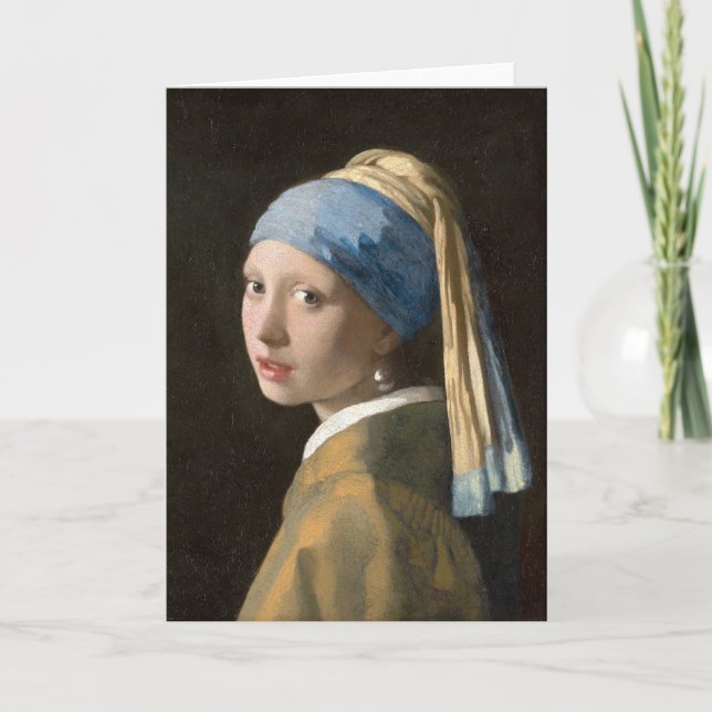 Girl with a Pearl Earring | Johannes Vermeer Card (Front)