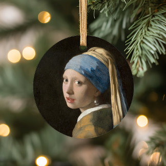 Girl with a Pearl Earring | Johannes Vermeer Ceramic Ornament