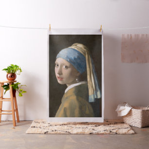 Girl with a Pearl Earring-Johannes Vermeer Fabric