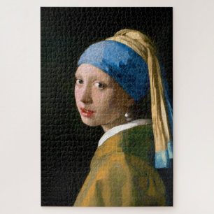 Girl with a Pearl Earring, Johannes Vermeer Jigsaw Puzzle
