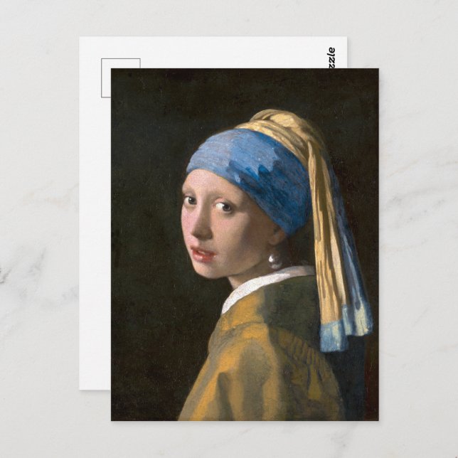 Girl with a Pearl Earring | Johannes Vermeer | Postcard (Front/Back)