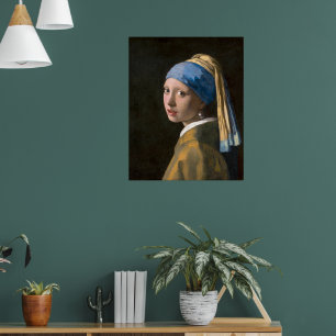 Girl with a Pearl Earring Johannes Vermeer Poster