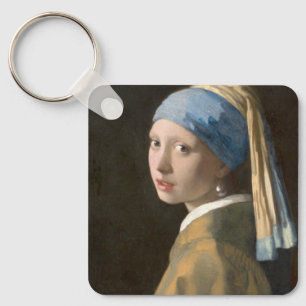 Girl with a Pearl Earring Keychain