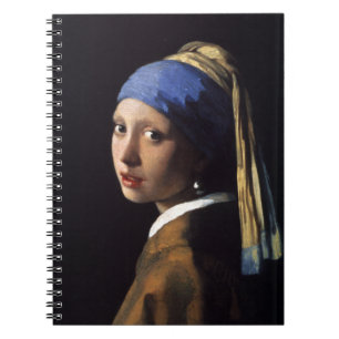 Girl with a Pearl Earring Painting by Vermeer Notebook