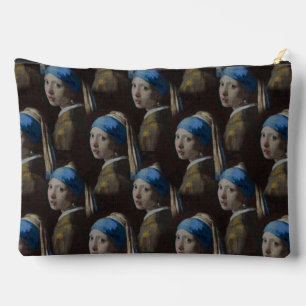 Girl With a Pearl Earring Painting Replica Pattern Accessory Pouch