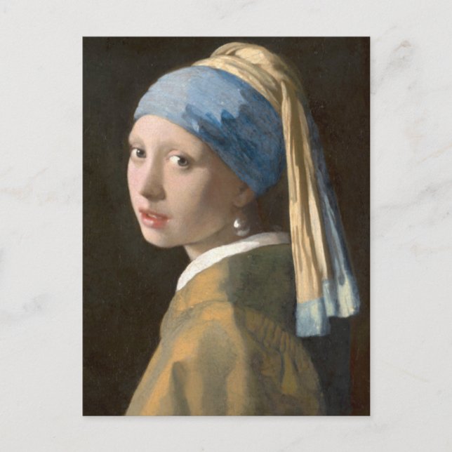 Girl with a Pearl Earring Postcard (Front)