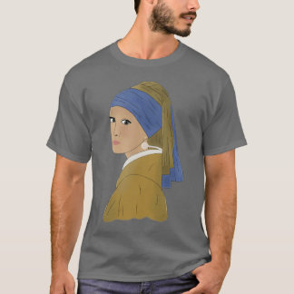 Girl With a Pearl Earring Redrew T-Shirt