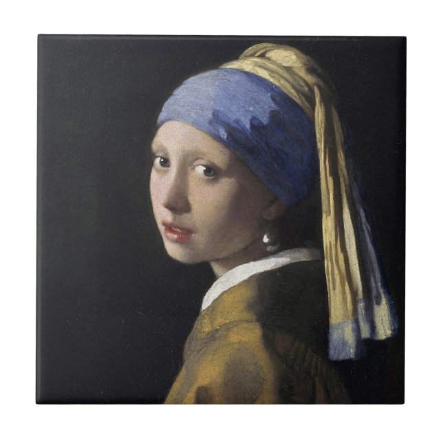 Girl with a Pearl Earring Tile (Front)