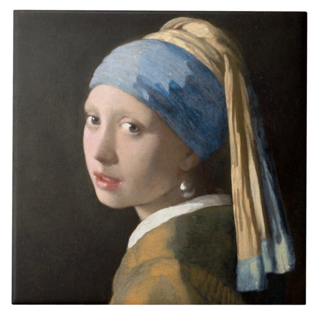 Girl with a Pearl Earring Tile (Front)