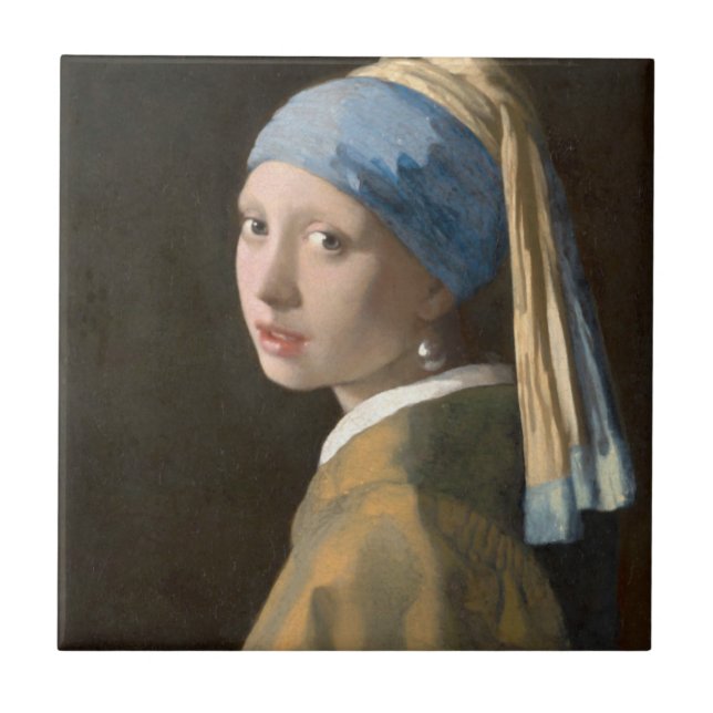Girl with a Pearl Earring Tile (Front)