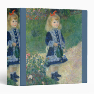 Girl with a Watering Can by Pierre-Auguste Renoir Binder