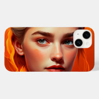 Girl with blue eyes